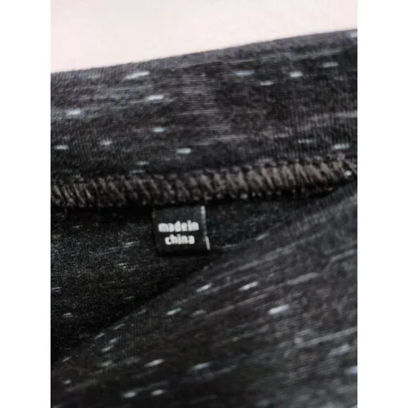 CAbi Womens Skirted M Legging Small Gray Space Dye Ankle Activewear #3210 - Picture 6 of 8